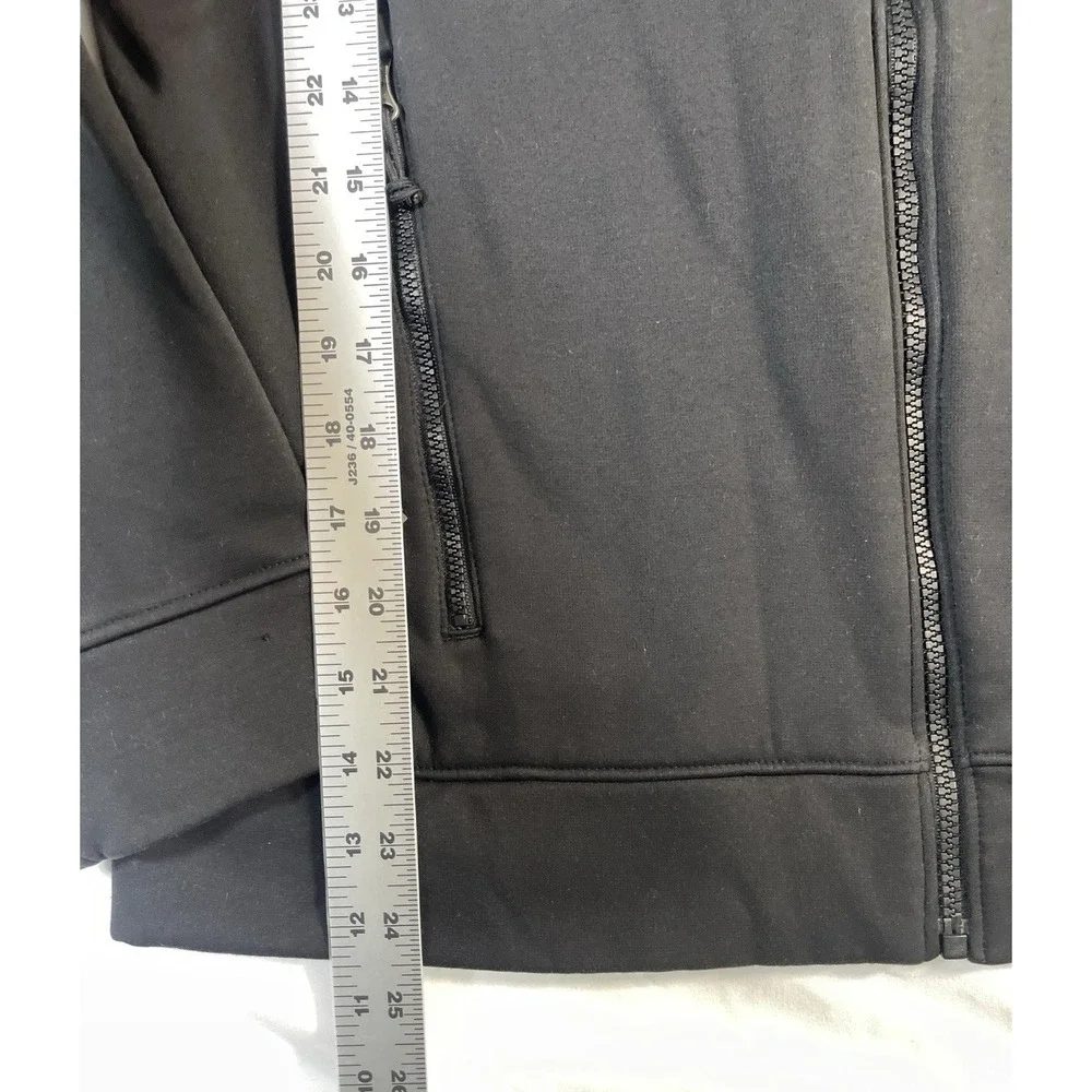 North Face Mens Full Zip Hooded Jacket Medium Outdoor Cold Weather Trendy Black